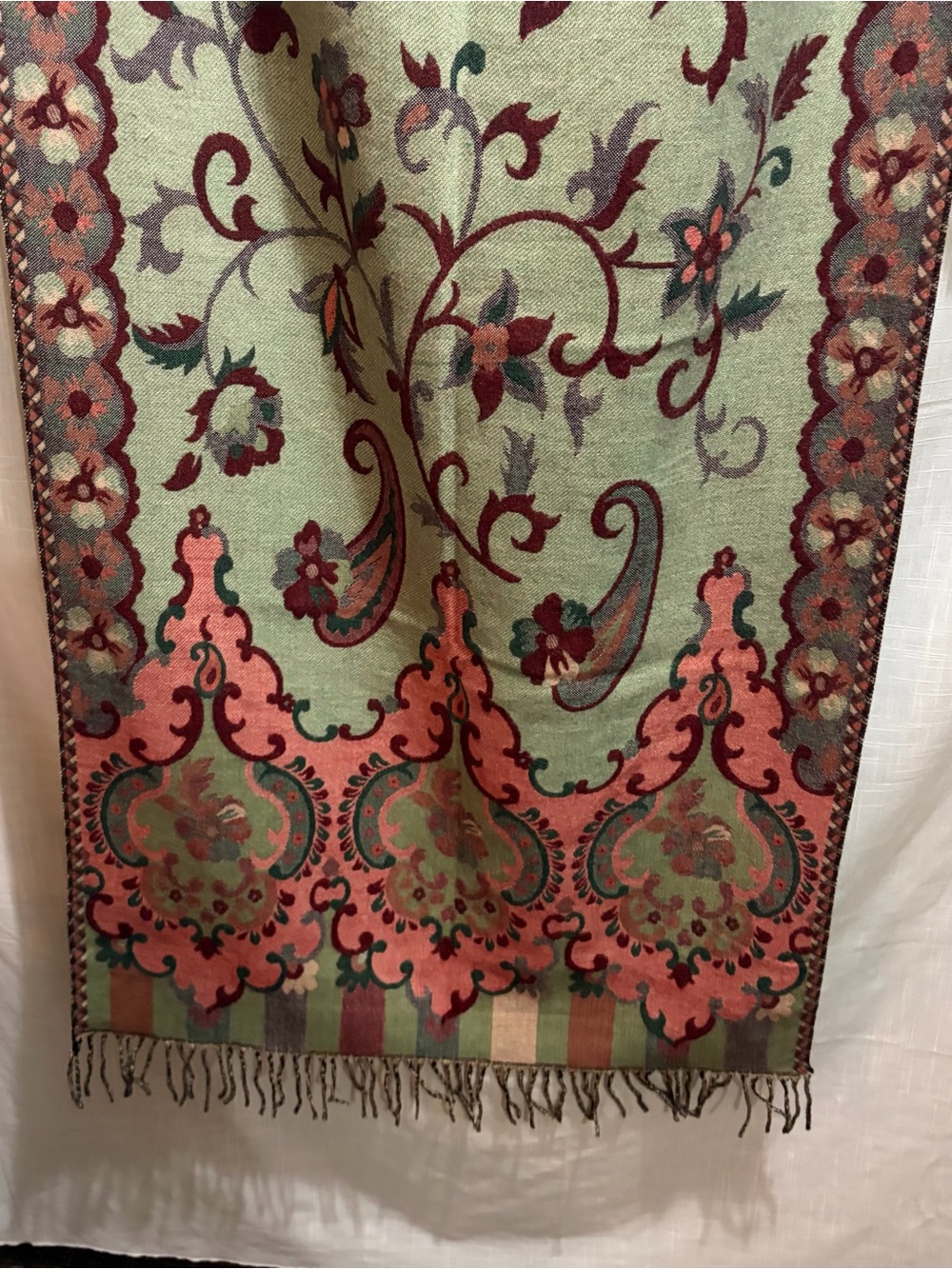 Cashmere reversible scarf - Picture 2 of 6